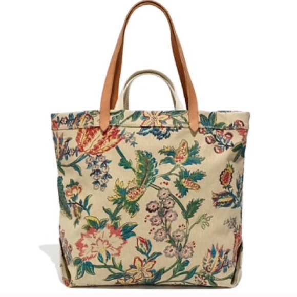 Madewell Handbags - madewell • transport tote in garden vine